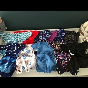 Cloth diaper shells (pocket style)